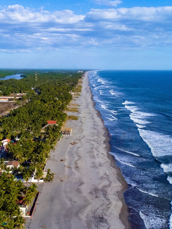 Beach nearby, beach towels