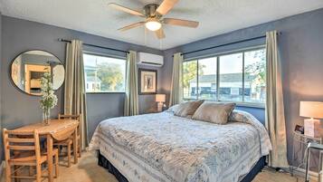 2 Schlafzimmer, Schreibtisch, Bügeleisen/Bügelbrett, Reisekinderbett