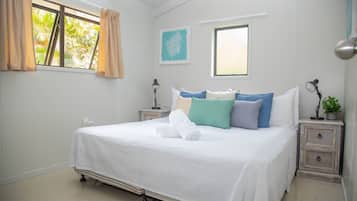 Familienbungalow, 2 Schlafzimmer, Gartenblick, StrandnÀhe