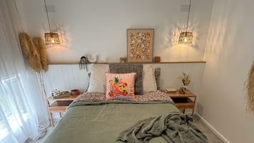 3 soverom, strykejern/-brett, reiseseng for barn og wi-fi