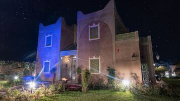 Front of property – evening/night