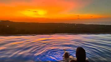 Vue sur la plage/lâocĂ©an
