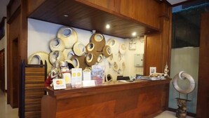 Meja sambut tetamu