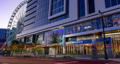 Margaritaville by club Wyndham across from Mercedes Benz Stadium