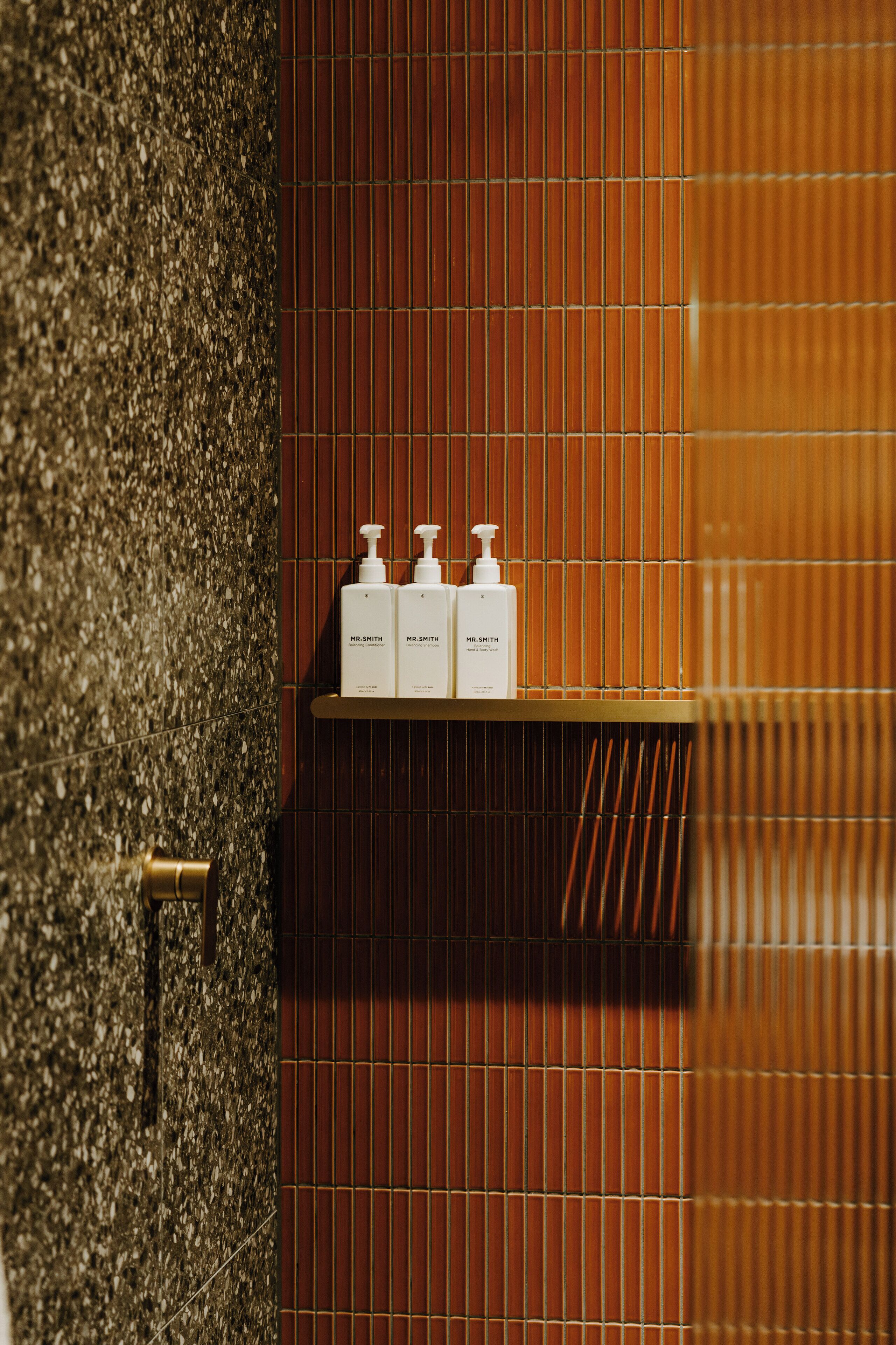 Shower, eco-friendly toiletries, hair dryer, bathrobes
