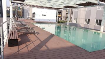 Indoor pool, outdoor pool