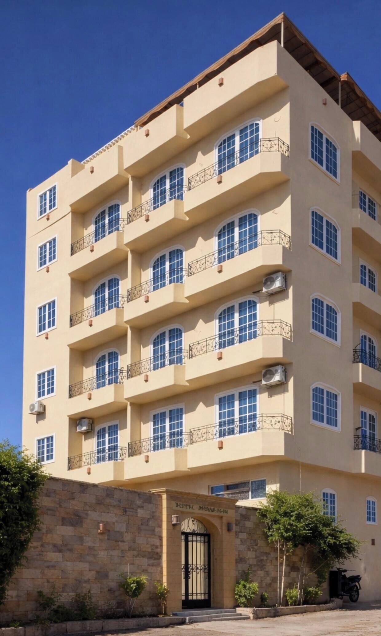 ด้านหน้าที่พัก