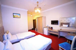 Ropa de cama de alta calidad, colchones Select Comfort y minibar