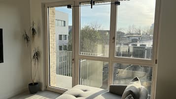 Een flatscreentelevisie