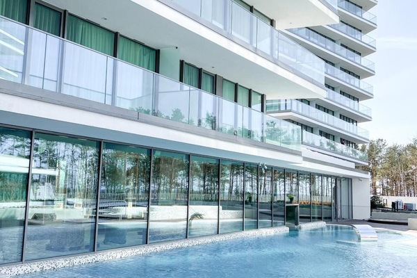 Voorkant van accommodatie