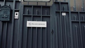 A gated entrance with a sign reading "Palazzo Excelsus." - Palazzo Excelsus  (Terzigno)
