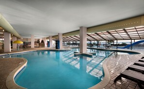 Indoor pool, outdoor pool