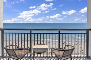 Signature Condo, 1 Bedroom, Balcony, Ocean View | Balcony - Breakers Tower 1BR Oceanfront Condo (Myrtle Beach)