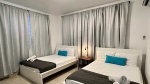4 bedrooms, iron/ironing board, travel cot, WiFi