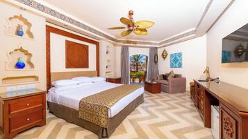 Superior Junior Suite | Minibar, una cassaforte in camera, tende oscuranti, ferro/asse da stiro