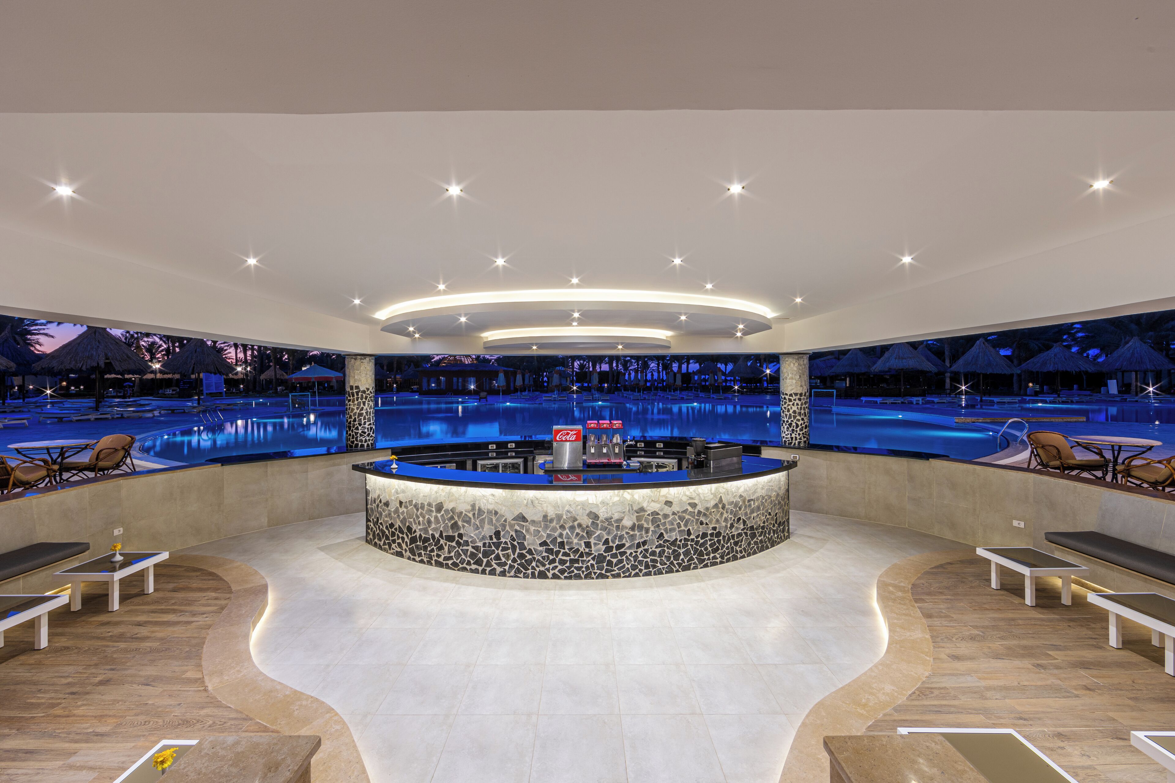 Poolside bar