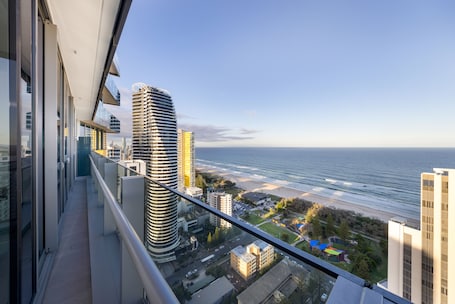 套房, 2 间卧室, 海洋景观 (Study) | 阳台