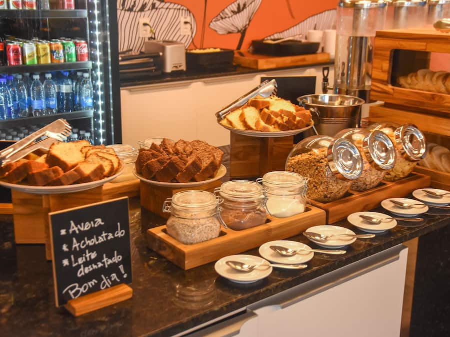 Tägliches Frühstücksbuffet (39 BRL pro Person)