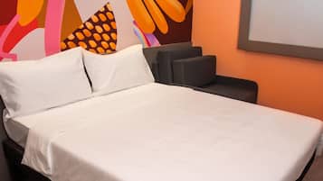 Quarto standard, 1 cama de casal e sofá-cama | Frigobar, individualmente decorados, individualmente mobiliados