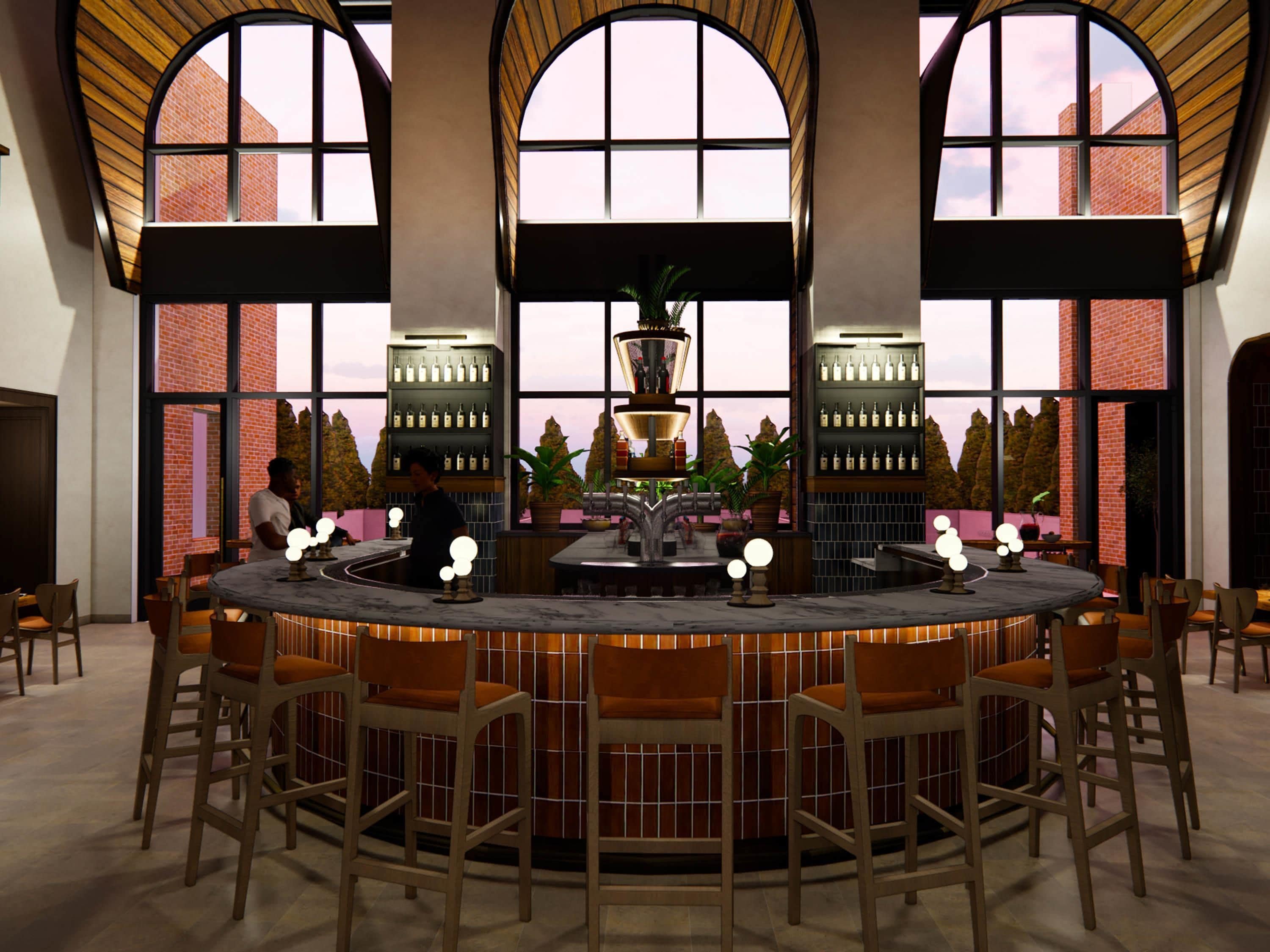 Bar (in der Unterkunft)