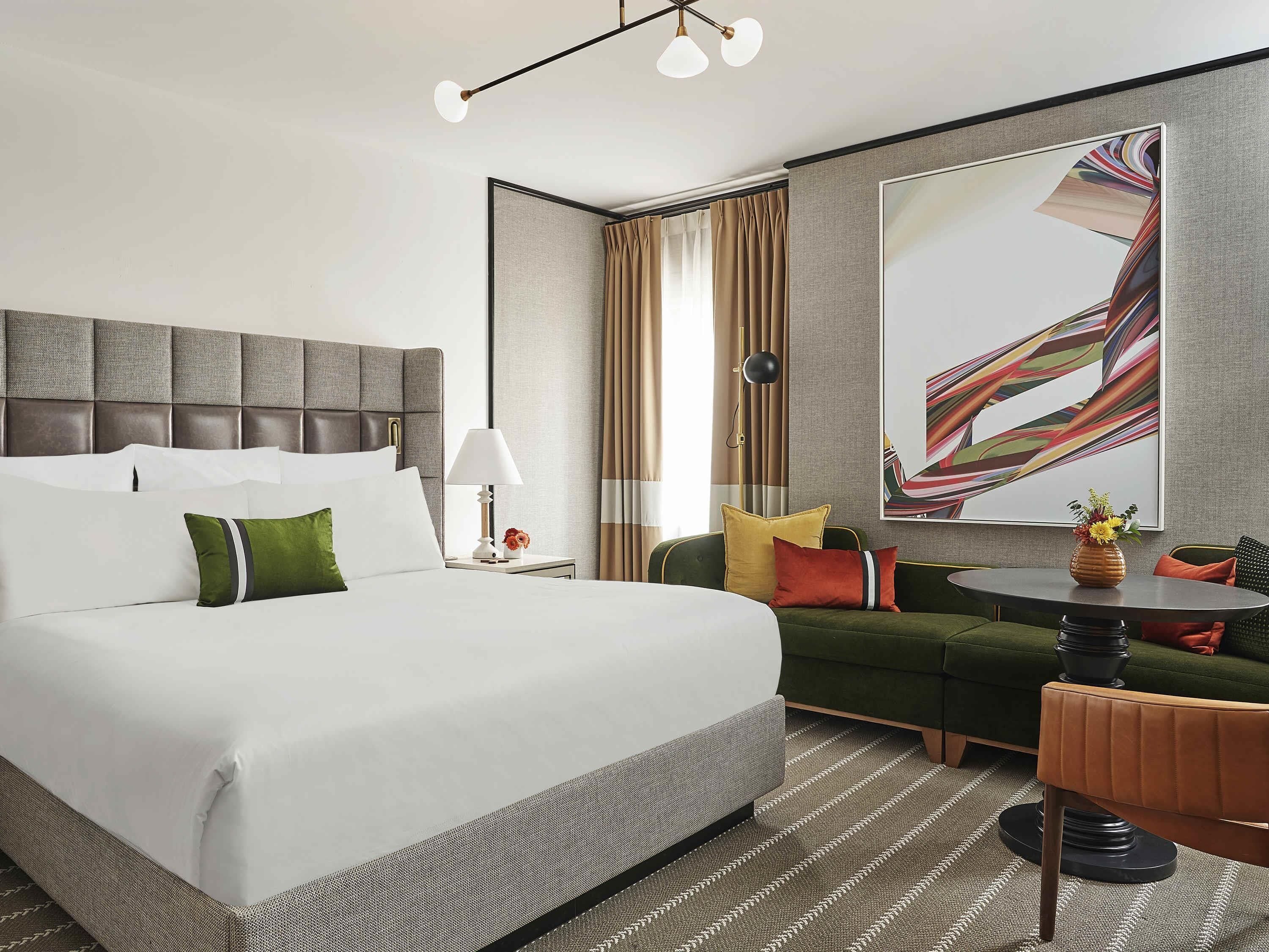 Luxury Suite, 1 King Bed | In-room safe, desk, laptop workspace, blackout drapes