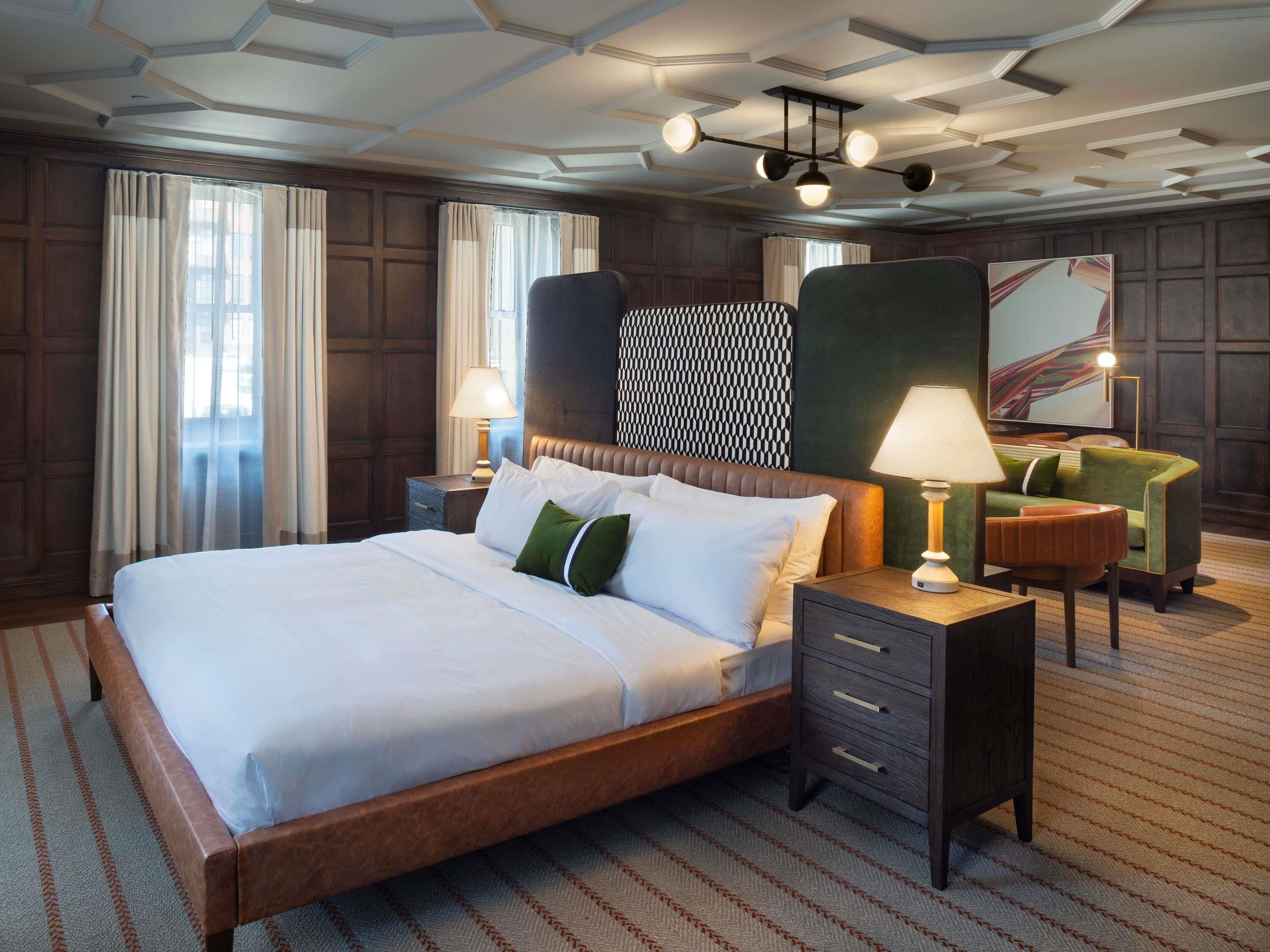 Suite, 1 King Bed (Library) | In-room safe, desk, laptop workspace, blackout drapes