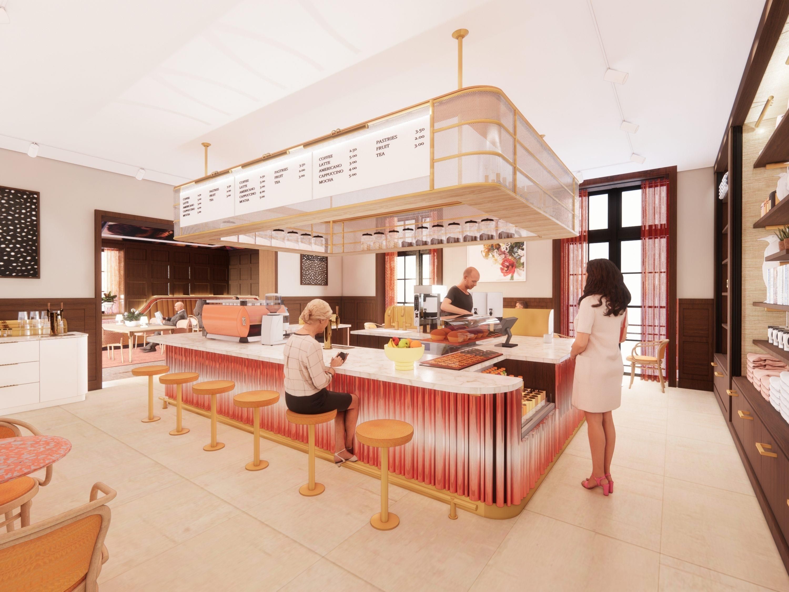 Breakfast area