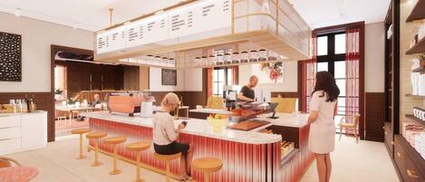 Breakfast area
