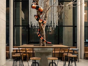 Café da manhã, almoço e jantar