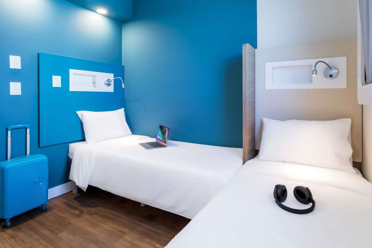 Standardzimmer, 2 Einzelbetten | Schallisolierte Zimmer, kostenloses WLAN, Bettwäsche