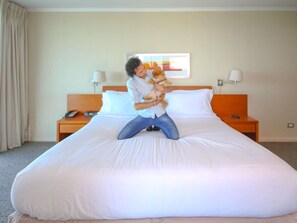 Minibar, in-room safe, blackout drapes, free cribs/infant beds