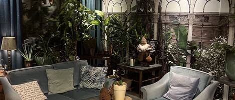 Sitteområde i lobbyen