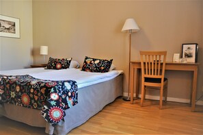 Hypo-allergenic bedding, individually decorated, individually furnished