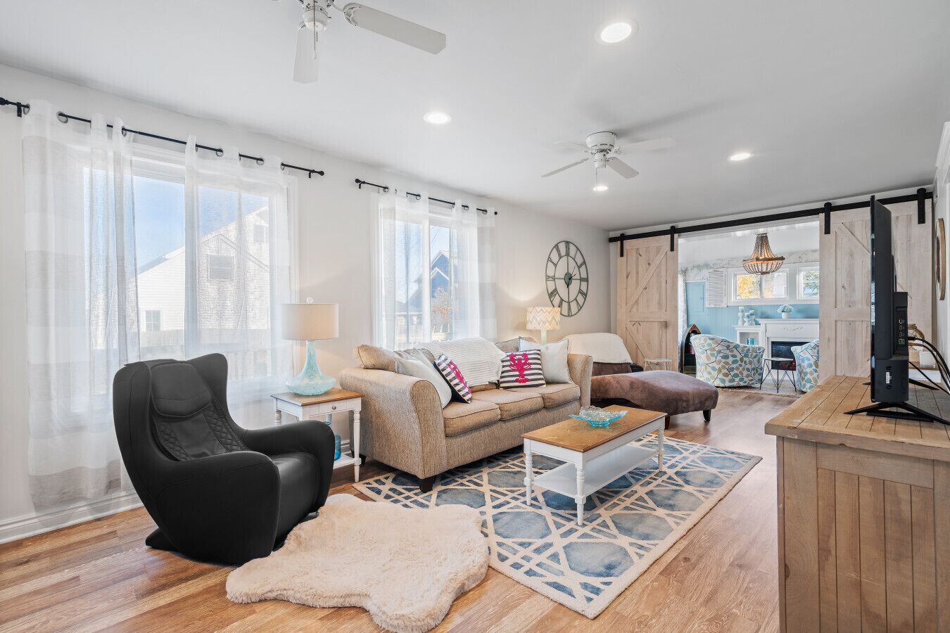 Fernseher, Kamin, Videospiele