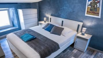 2 chambres, fer et planche Ă repasser, Wi-Fi gratuit, draps fournis