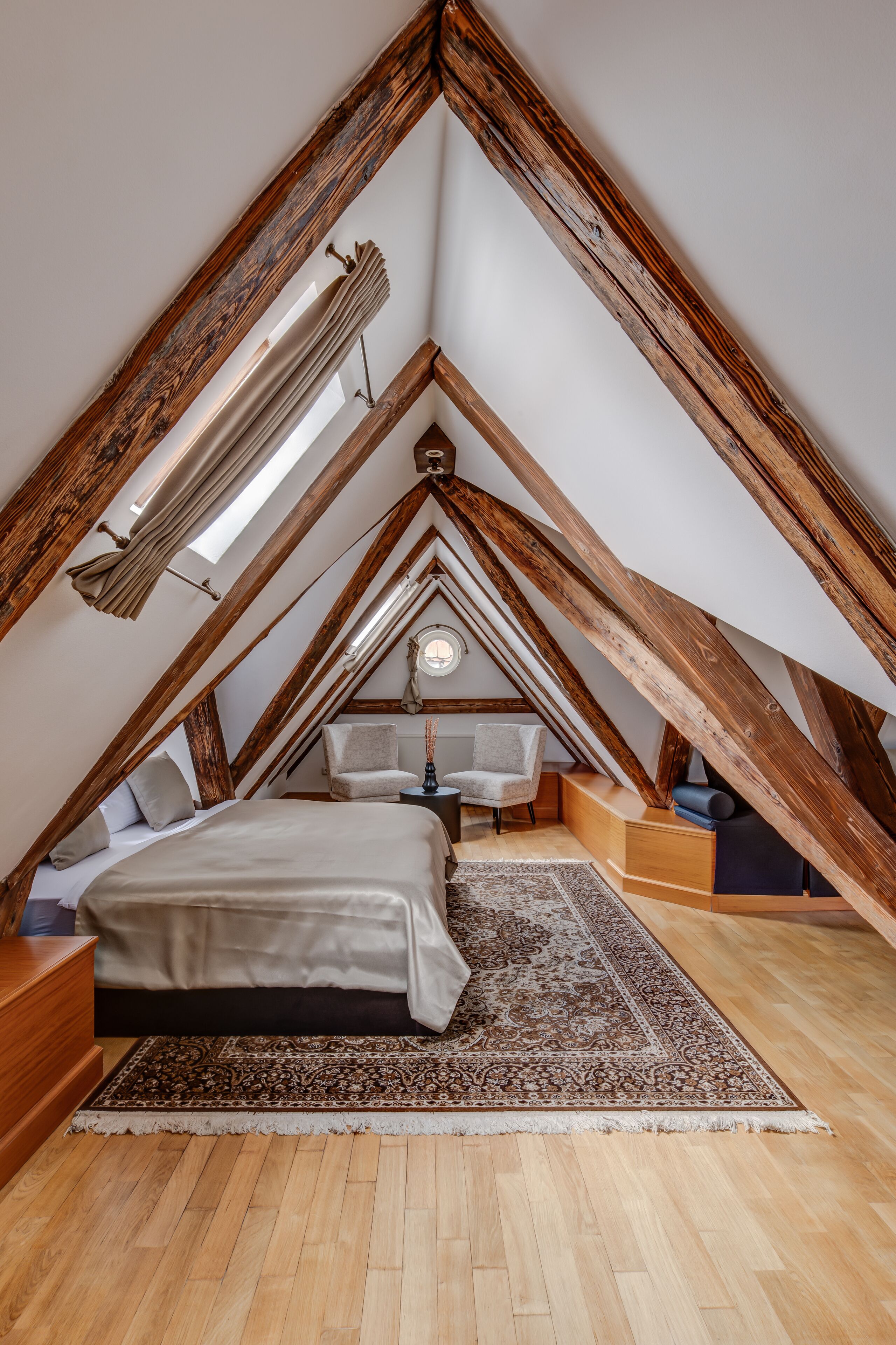 Basic Suite | Premium bedding, Select Comfort beds, desk, blackout drapes