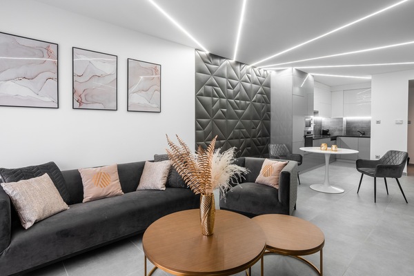 Deluxe-Apartment, 1 Schlafzimmer | 1 Schlafzimmer, hochwertige Bettwaren, Betten mit Memory-Foam-Matratzen