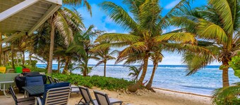 Beautiful 3 Bd Beachfront Home North Side Sleeps 7