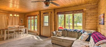 Cozy Riverfront Getaway: Fishing On-Site!