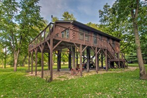 Exterior - Cozy Riverfront Getaway: Fishing On-Site! (Lacon)