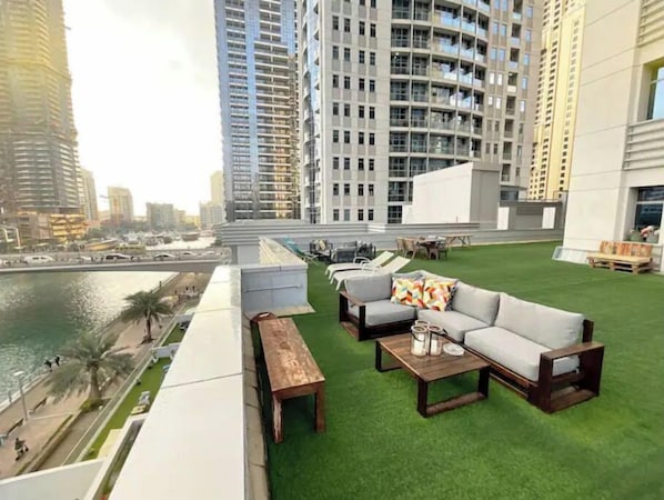 Overnattingsstedets uteområder