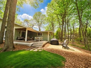 Terrace/patio - Luxury Remodeled 4BR | Downtown Sister Bay (Sister Bay)