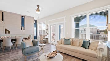 House | Living area | 80-inch Smart TV with digital channels, TV, Netflix