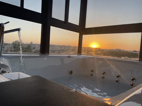 Citadel of the Kings View Suite facing all of Jerusalem