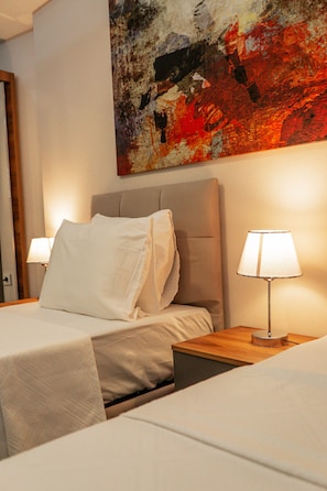 Standard-Zweibettzimmer, 1 Schlafzimmer | Hochwertige Bettwaren, Minibar, Verdunkelungsvorhänge, kostenloses WLAN