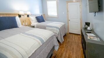 Premium bedding, free WiFi, bed sheets