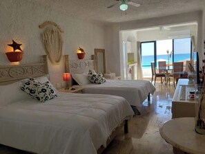 1 slaapkamer, een strijkplank/strijkijzer, reisbedje, gratis wifi