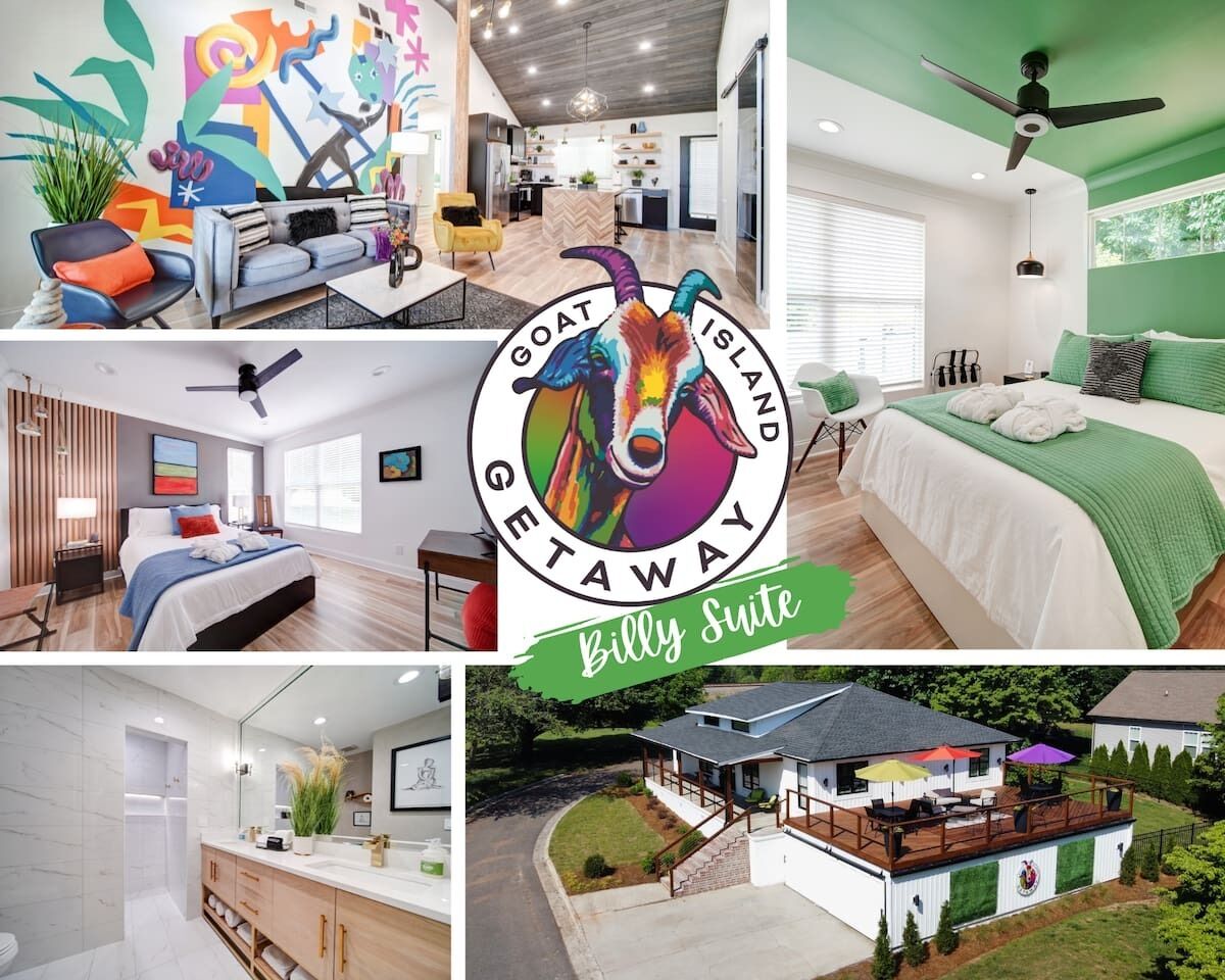 Mod chic 2BR Fire Pit, Corn Hole Court, Pets welcome, close to CLT attractions