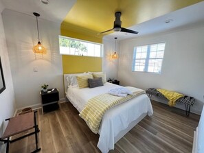 2 bedrooms, desk, iron/ironing board, free WiFi