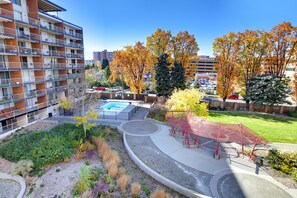 Indoor pool, outdoor pool